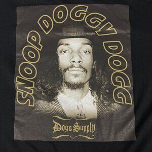 Snoop Doggy Dogg Graphic T-Shirt By Dogg Supply L/G Black